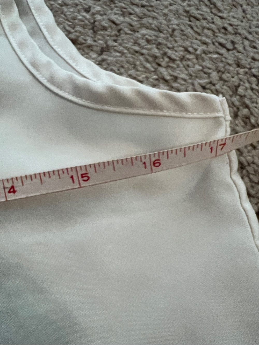 Source Unknown Cream Sleeveless Camisole with Black Tie - Picture 2 of 6